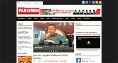 Desktop Screenshot of majalahparlemen.com